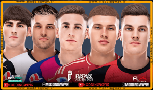 فیس پک FL25 Facepack Update v89 برای PES 2021