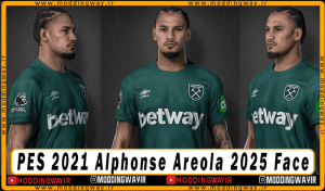 فیس Alphonse Areola برای PES 2021 - آپدیت 25 فروردین 1404