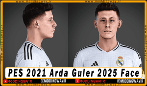 فیس Arda Guler برای PES 2021 - آپدیت 18 فروردین 1404