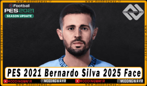 فیس Bernardo Silva برای PES 2021 - آپدیت 17 فروردین 1404