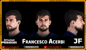 فیس Francesco Acerbi برای PES 2021
