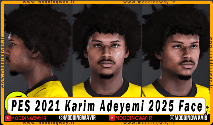 فیس Karim Adeyemi برای PES 2021 - آپدیت 28 فروردین 1404