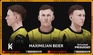فیس Maximilian Beier برای PES 2021 - آپدیت 22 فروردین 1404