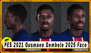 فیس Ousmane Dembele برای PES 2021 - آپدیت 26 فروردین 1404