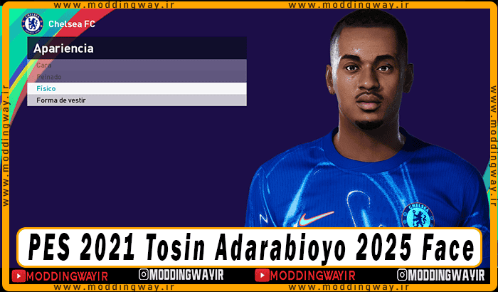 فیس Tosin Adarabioyo برای PES 2021 - آپدیت 27 فروردین 1404