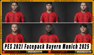 فیس پک Bayern Munich 2025 برای PES 2021