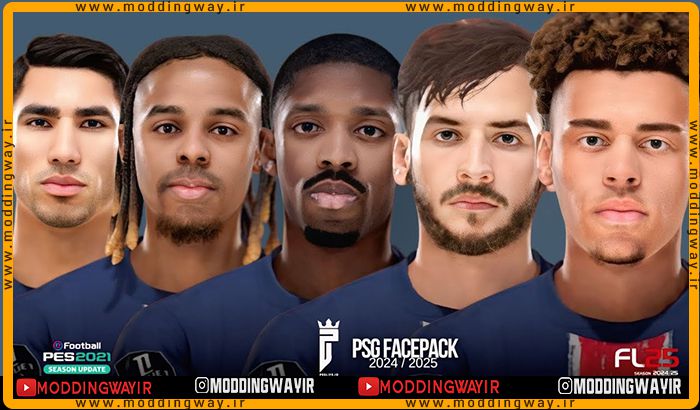 فیس پک Paris Saint-Germain 2025