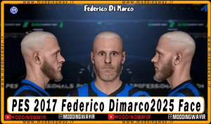 فیس Federico Dimarco برای PES 2017 - آپدیت 29 اردیبهشت 1404
