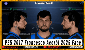 فیس Francesco Acerbi برای PES 2017 - آپدیت 30 اردیبهشت 1404