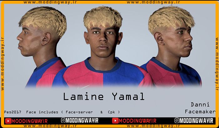 فیس و موی جدید Lamine Yamal 2025