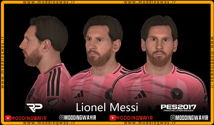 فیس Lionel Messi برای PES 2017 - آپدیت 28 اردیبهشت 1404
