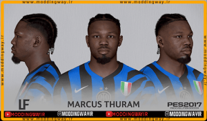 فیس Marcus Thuram برای PES 2017 - آپدیت 24 اردیبهشت 1404