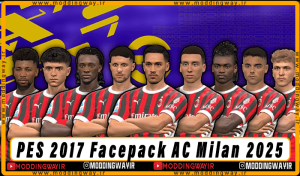 فیس پک AC Milan 2025 برای PES 2017