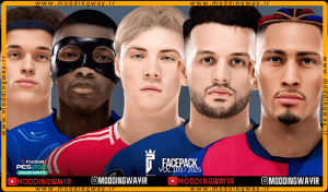 فیس پک FL25 Facepack Update v103 برای PES 2021