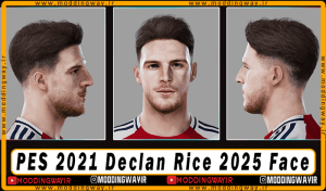 فیس Declan Rice برای PES 2021 - آپدیت 24 اردیبهشت 1404