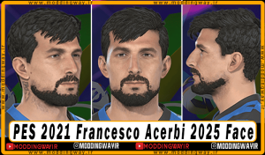 فیس Francesco Acerbi برای PES 2021 - آپدیت 30 اردیبهشت 1404