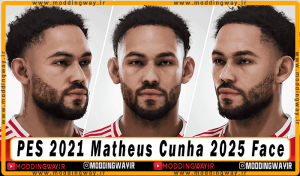 فیس Matheus Cunha برای PES 2021