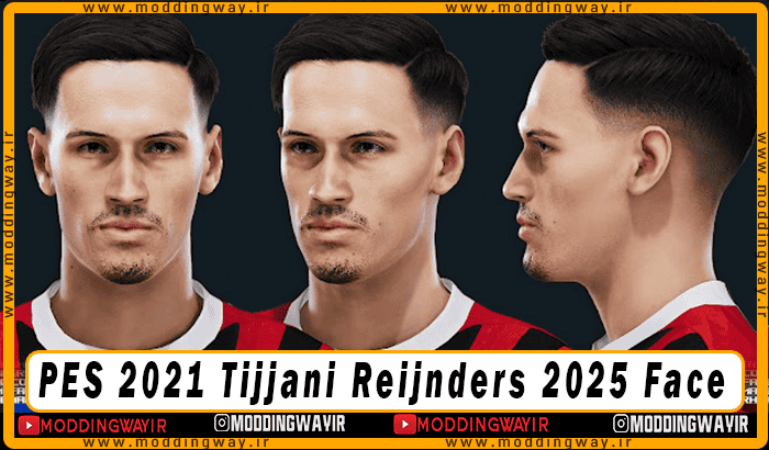 فیس Tijjani Reijnders برای PES 2021 - آپدیت 10 خرداد 1404