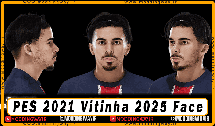 فیس Vitinha برای PES 2021 - آپدیت 24 اردیبهشت 1404