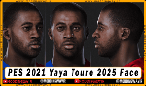 فیس Yaya Toure برای PES 2021
