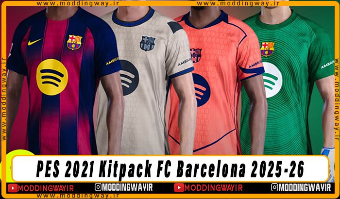 کیت پک FC Barcelona 2025-26