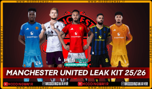 کیت پک Manchester United 2025-26 برای PES 2021