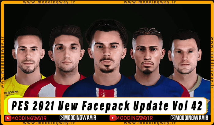 فیس پک Update Vol 42 برای PES 2021