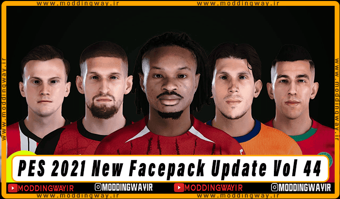فیس پک Update Vol 44 برای PES 2021