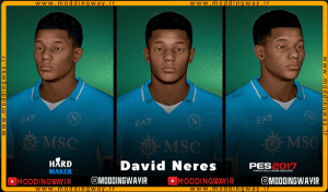 فیس David Neres برای PES 2017