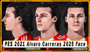 فیس Alvaro Carreras برای PES 2021