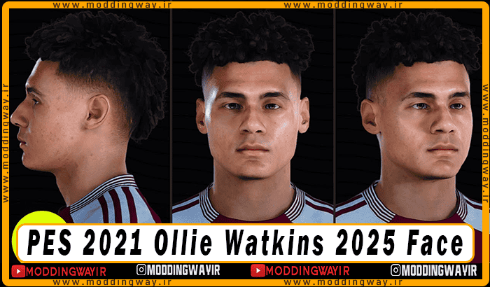 فیس Ollie Watkins برای PES 2021 - آپدیت 15 خرداد 1404