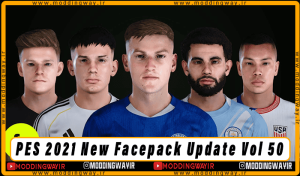 فیس پک Update Vol 50 برای PES 2021