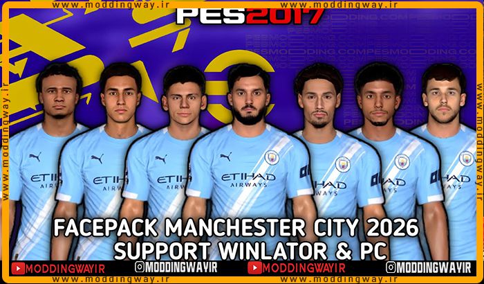 فیس پک Manchester City Update 2025