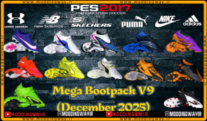 بوت پک Mega Season 2025 برای PES 2017 - ورژن 9