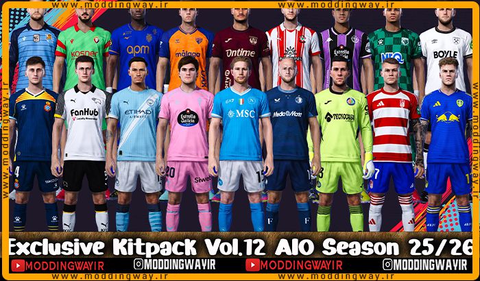 کیت پک Exclusive Vol 12 Season 25-26