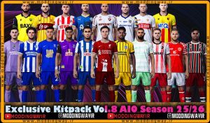 کیت پک Exclusive V8 Season 25-26