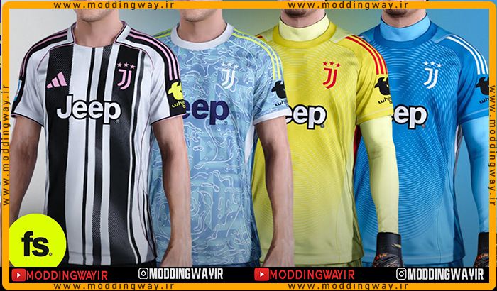 کیت پک Juventus 2025-26