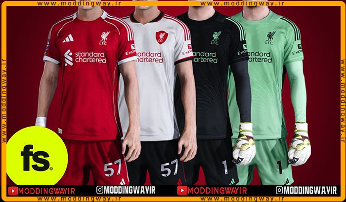 کیت پک Liverpool 2025-26