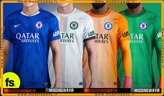 کیت پک Chelsea 2025-26