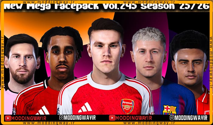 فیس پک new season 25/26 v245