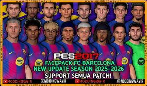 فیس پک FC Barcelona Update 2025-26
