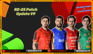 پچ RZ-25 Patch برای PES 2017 - آپدیت 9