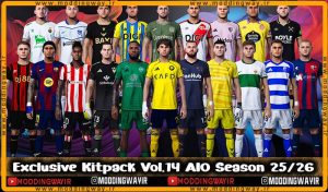 کیت پک Exclusive Vol 14 Season 25-26