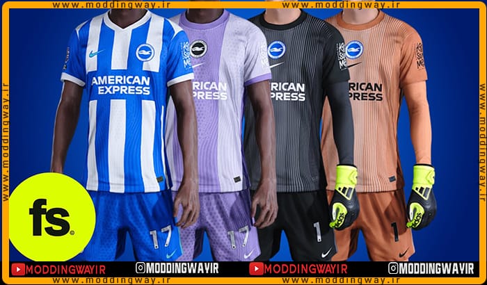 کیت پک Brighton Hove Albion 2025-26