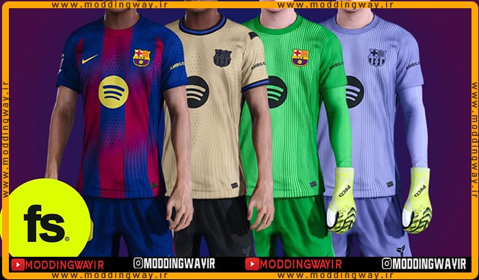 کیت پک FC Barcelona 2025-26