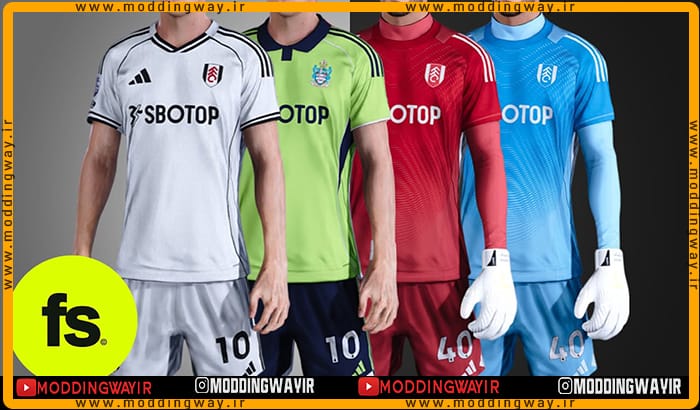 کیت پک Fulham 2025-26