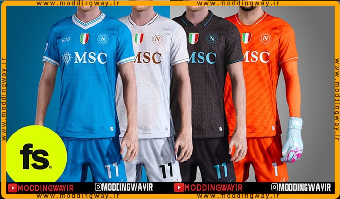 کیت پک SSC Napoli 2025-26