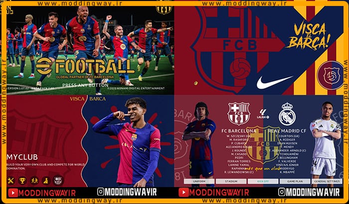 گرافیک منو Barcelona 2025