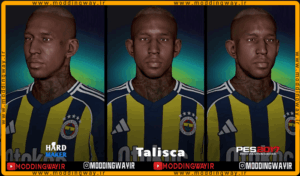 فیس Anderson Talisca برای PES 2017 - آپدیت 30 شهریور 1404