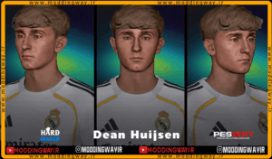 فیس Dean Huijsen برای PES 2017 - آپدیت 30 شهریور 1404